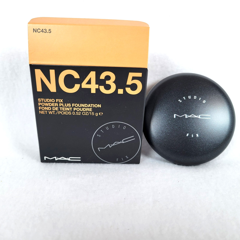 MAC Studio Fix Powder Plus Foundation Makeup Original Formula Shade NC 43.5